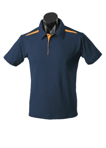 Aussie Pacific Paterson Kids Polo Shirt 3305 Casual Wear Aussie Pacific Navy/Gold 6 